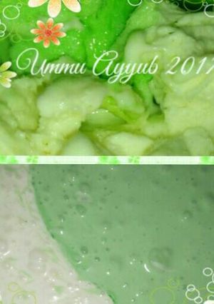 Foto resep Es Krim Vanila Pandan