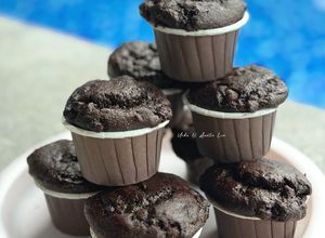 Gambar Honey Banana Chocolate Muffin