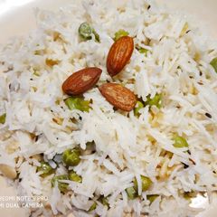 A picture of Oil Free Peas Rice.