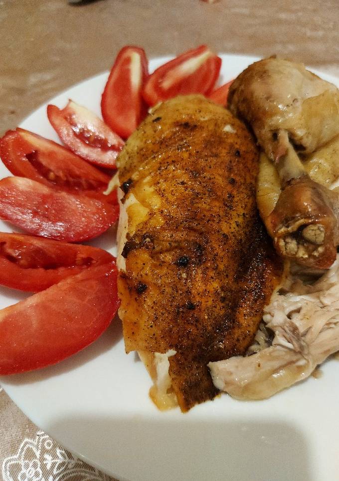 Курица со специями в духовке