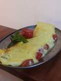 Omelette rápido con tomate 🍅