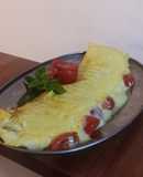 Omelette rápido con tomate 🍅