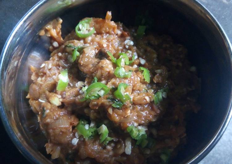 Steps to Prepare Favorite Baingan Bharta