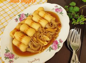 Foto resep Jamur Enoki Chikua Saus inggris