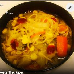 A picture of Veg Thukpa.