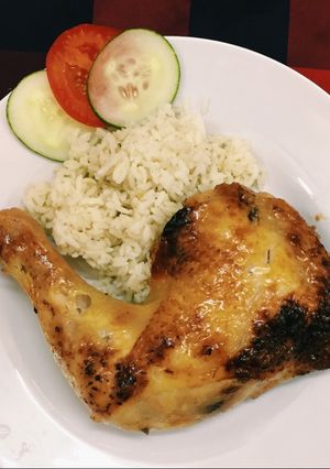Hình của món Gà nướng mật ong.
