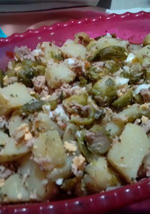 Una foto de Ensalada tibia original🥣