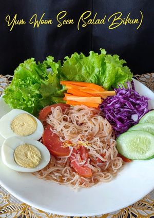 Foto resep Yum Woon Seen (Salad Bihun)
