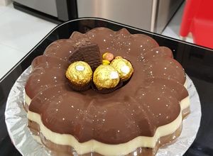 Foto resep Puding coklat kopi oreo