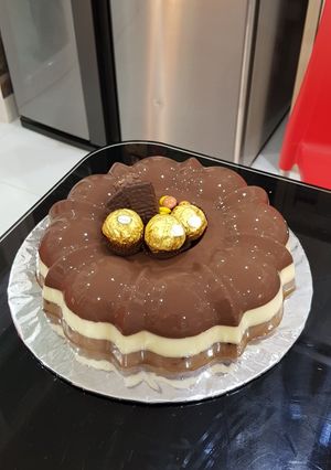 Foto resep Puding coklat kopi oreo