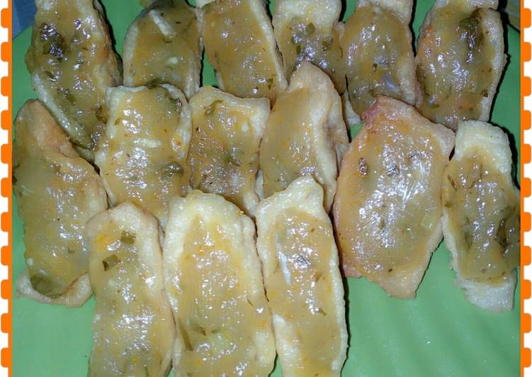 Tahu aci wortel kukus