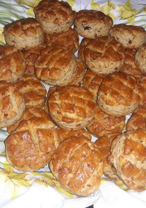 Tepertős pogácsa hajtogatás nélkül recept fotója
