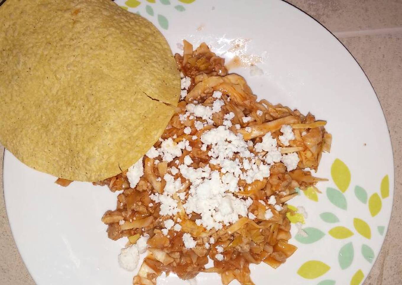 Tostadas de carne polaca