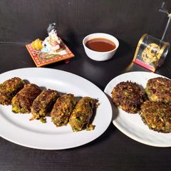 A picture of Hara bhara kabab.