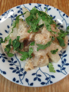 花生醬拌豆薯生魚片 的食譜成品照片
