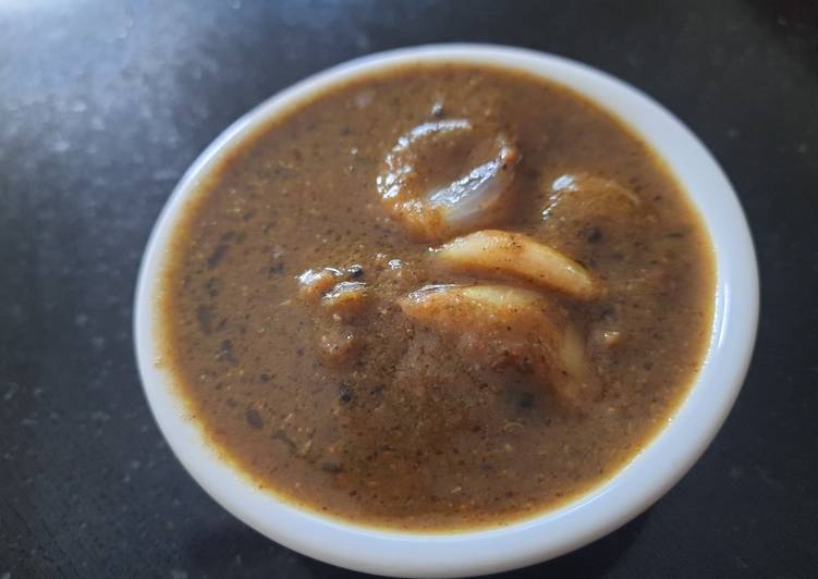 Easiest Way to Granny&#39;s curry leaves pepper gravy