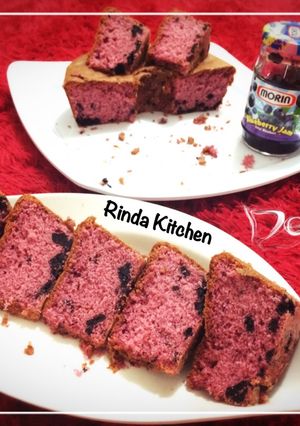 Foto resep Blueberry 🍇 mix Oreo Cake aka Cake Nutrijel 🍰