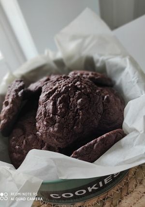 Une photo de Cookies gourmand tout chocolat