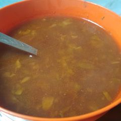 A picture of Manchow soup.