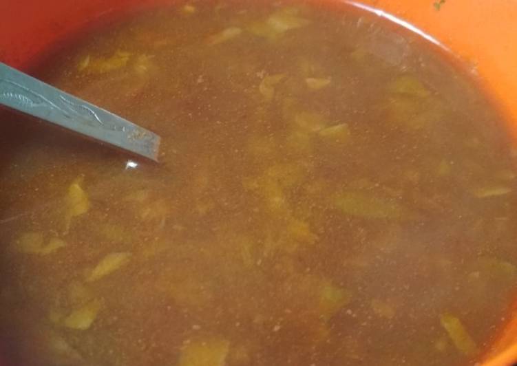 Step-by-Step Guide to Prepare Super Quick Homemade Manchow soup