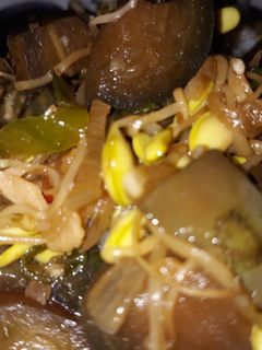 Foto resep Oseng terong kecambah