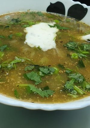 A picture of Thai Coconut Chicken Soup.