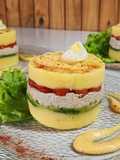 🇵🇪 Causa limeña de atún 🇵🇪 con salsa huancaína 🇵🇪 Receta peruana