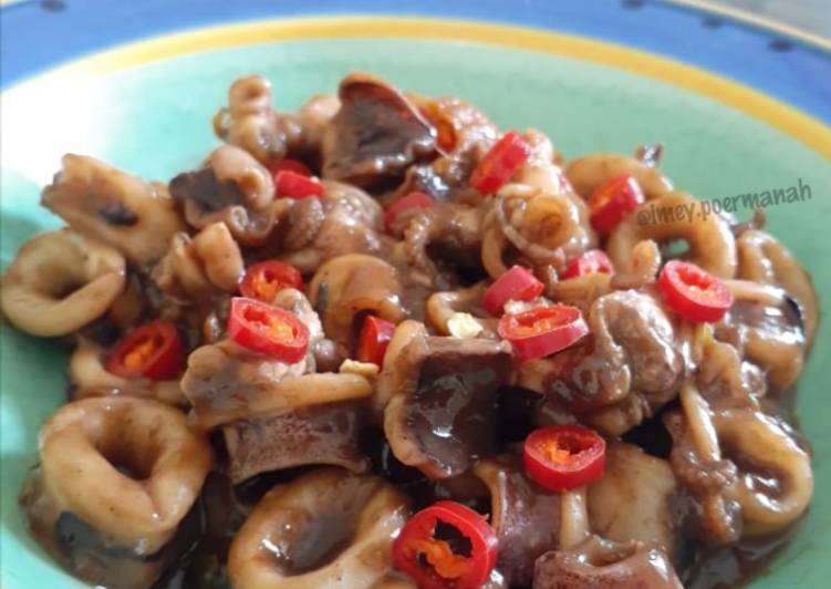 Cumi saus asam manis pedas