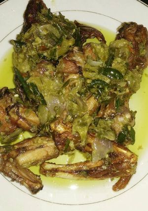 Foto resep Ayam Goreng Cabe Ijo