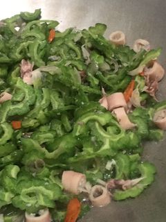 Foto resep Tumis pare cumi asin