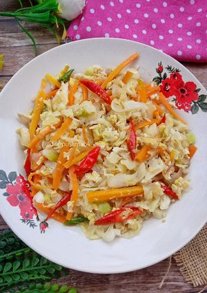 Foto resep Tumis Kol Telur