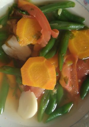 Foto resep Wortel Buncis Rebus (menu balita)