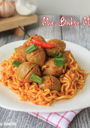 Foto resep Mie Bakso Mercon