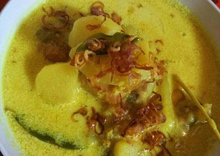 Kare ayam+kentang