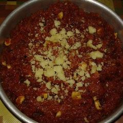 A picture of Punjabi gajar ka halwa.