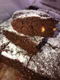 Brownie con cacao amargo y nueces😋