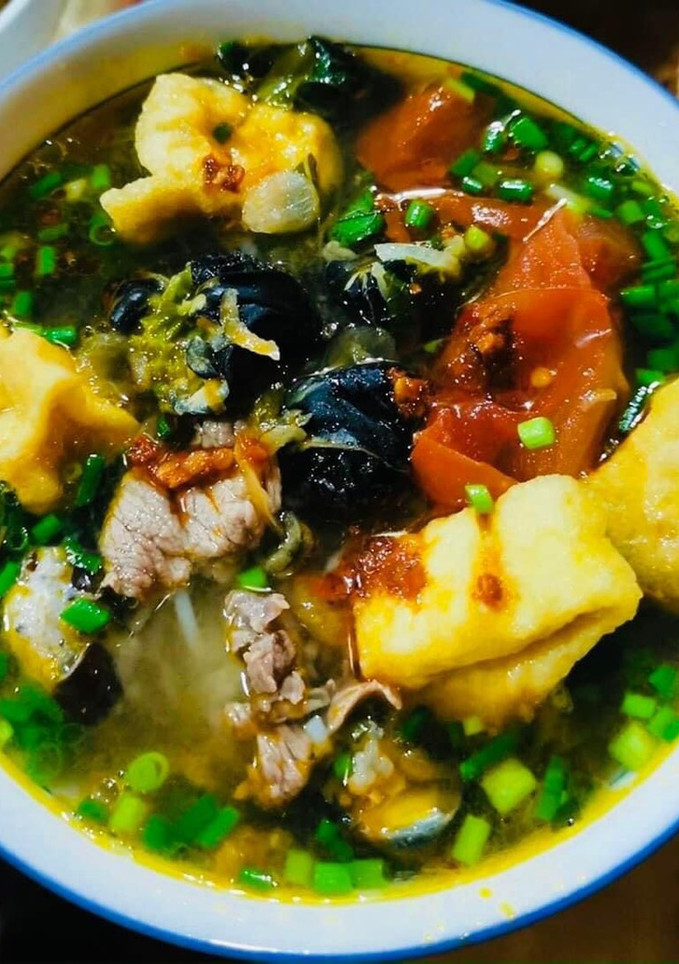 Hình của món Bún ốc.