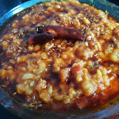 A picture of Dal Fry Dhaba Style.