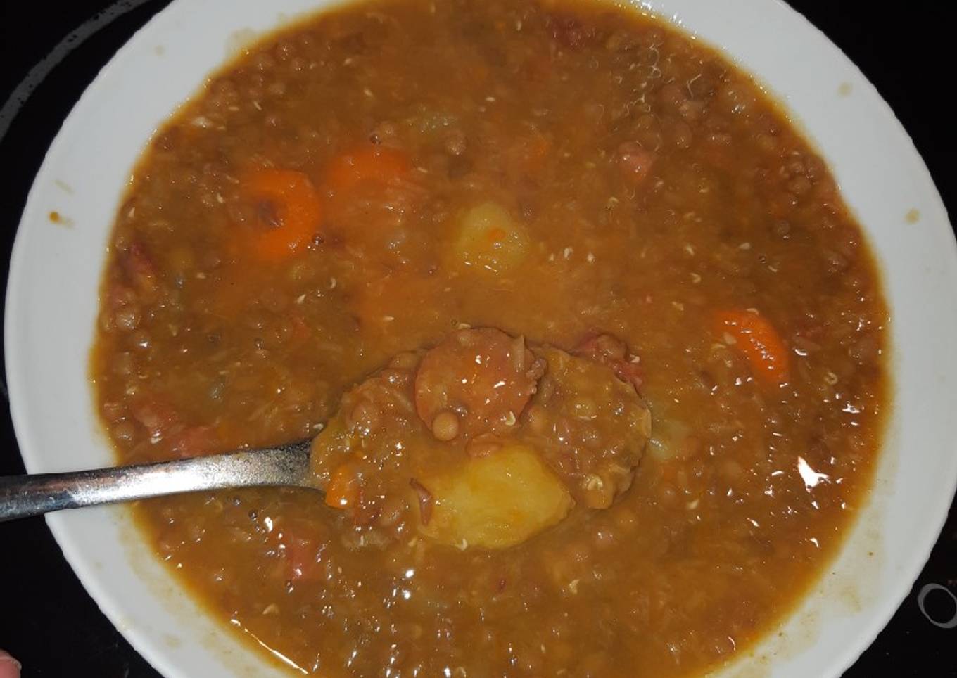 Lentejas tradicionales Monsieur Cuisine 馃崨