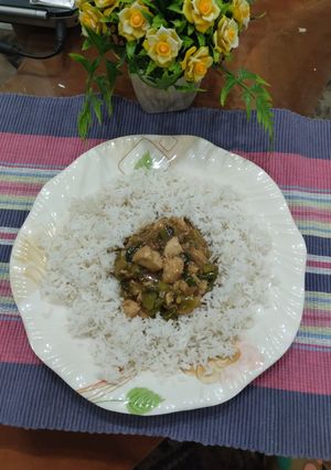 A picture of Kung Pao Chicken.