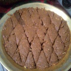 A picture of Besan Barfi.