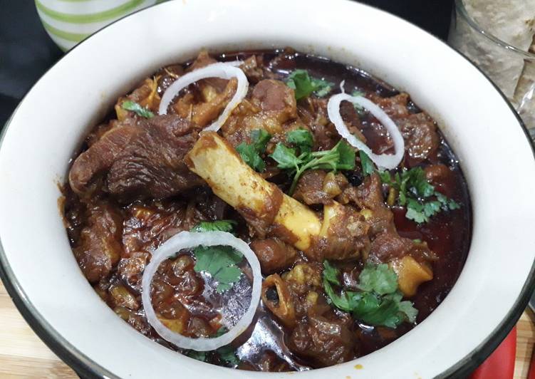 Handi mutton spicy and tempting