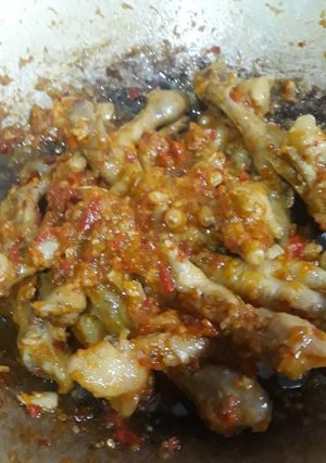 Foto resep Ceker setan. Bumbu simpel