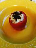 Tomate com coalhada ao forno