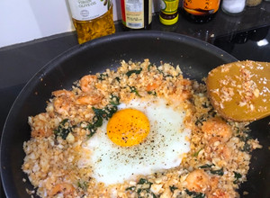 Gambar Fried Cauliflower Keto Rice