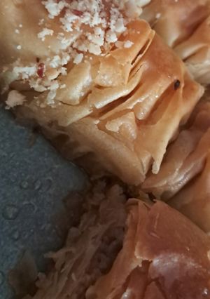 صورة لوصفة البقلاوة التركية بالكاوكاو