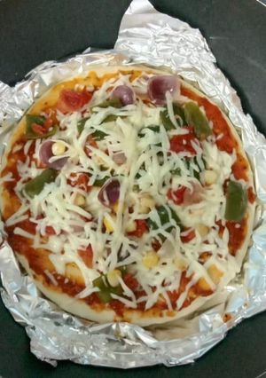 A picture of Homemade Fresh Veggie Pizza.