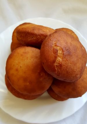A picture of Orange Zest Mandazi.