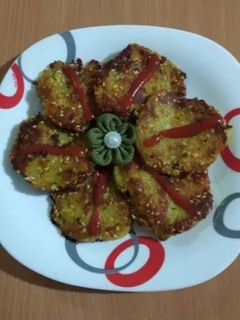 عکسی از دستور کوکو طلایی کنجدی