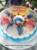 Puding Susu Yogurt with Edible Flower / Hantaran / Gift